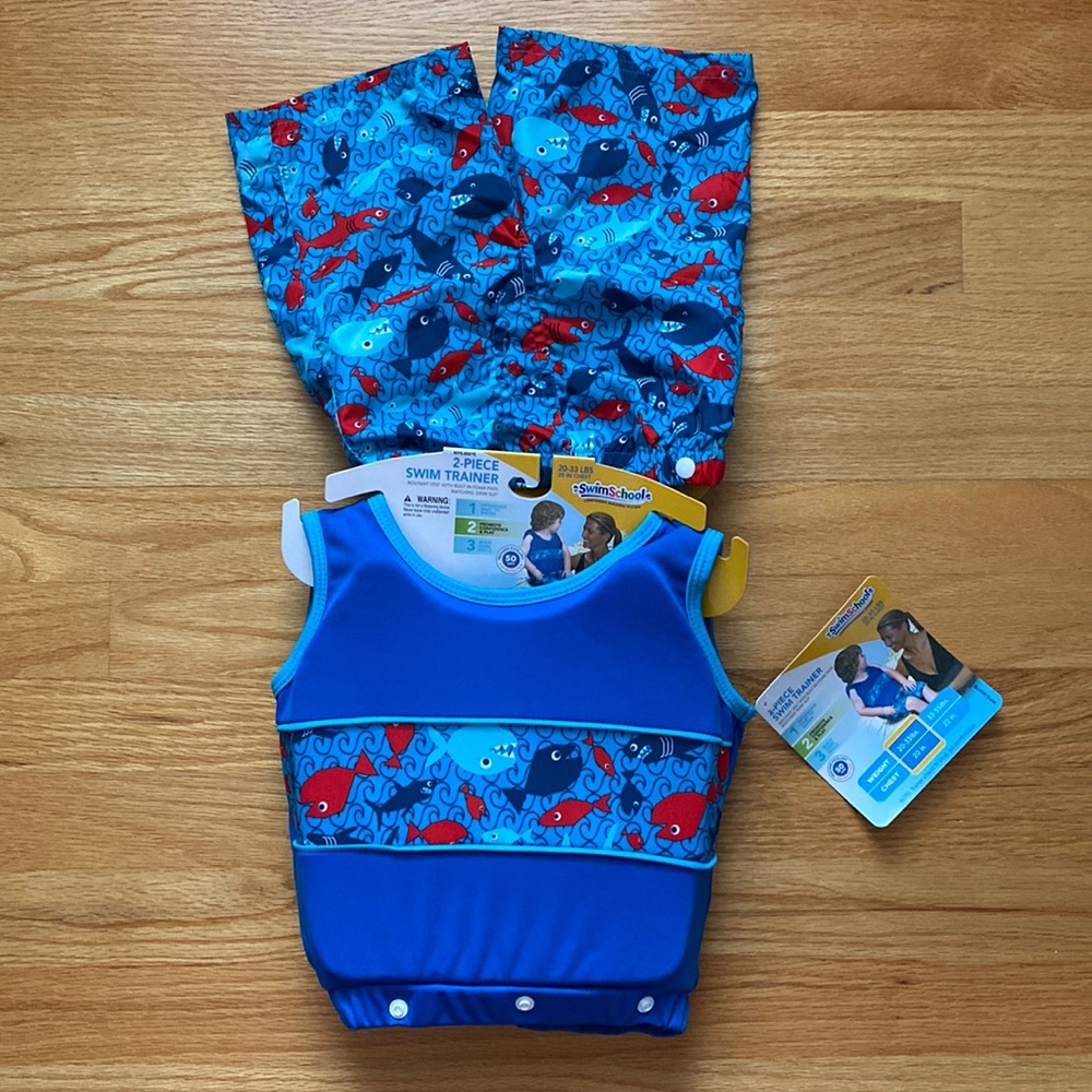 Two piece swim trainer 20-33 lb child